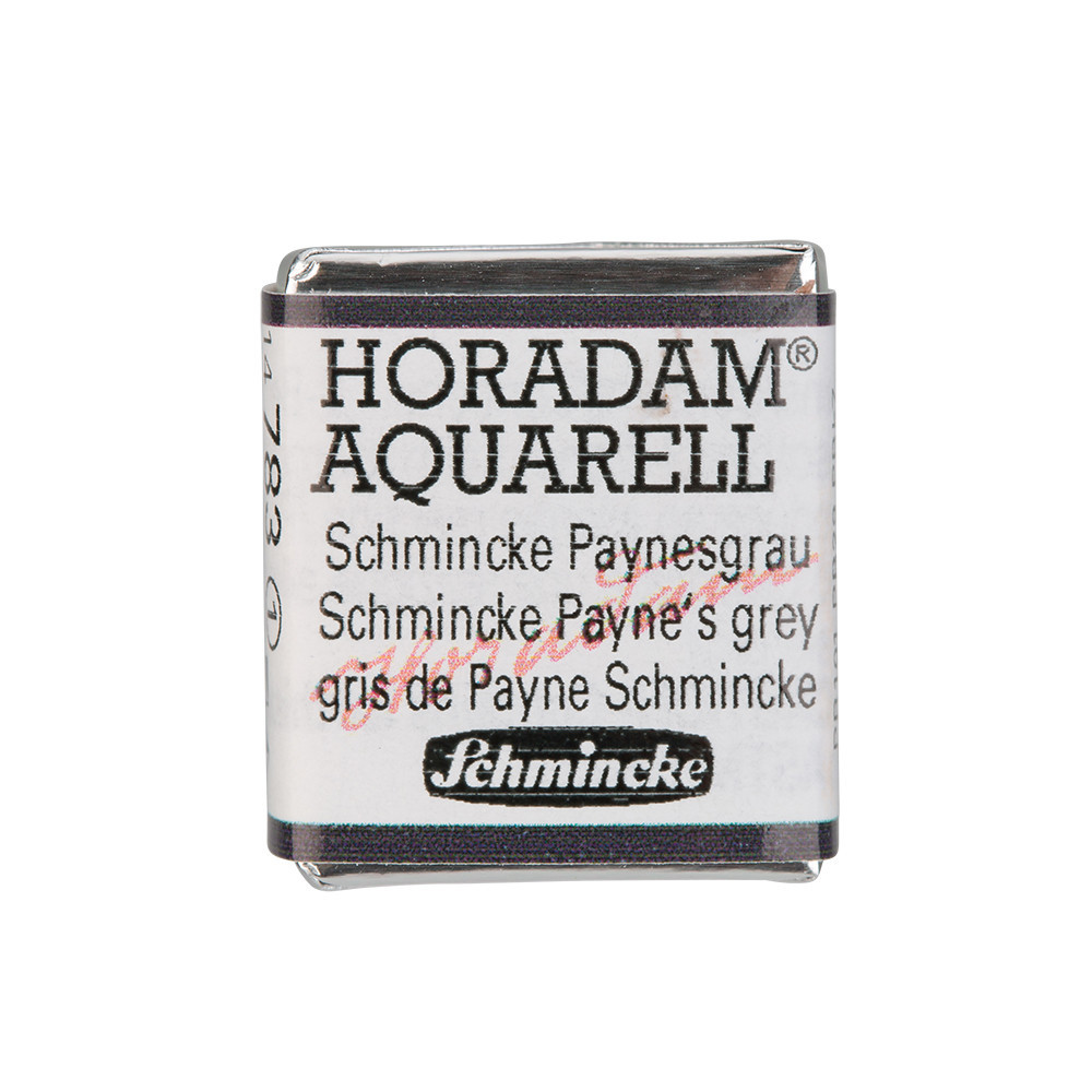 Horadam Aquarell watercolor paint - Schmincke - 783, Schmincke Payne's Grey