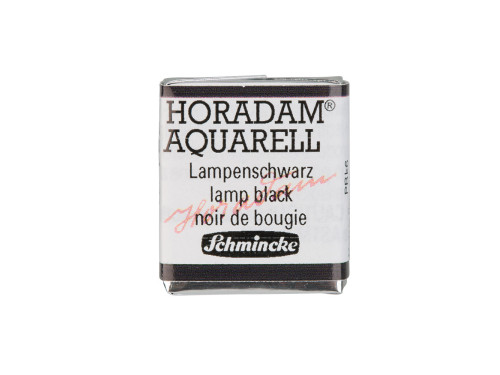 Horadam Aquarell watercolor paint - Schmincke - 781, Lamp Black