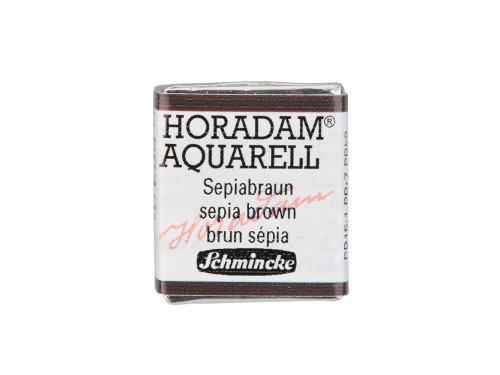 Horadam Aquarell watercolor paint - Schmincke - 663, Sepia Brown
