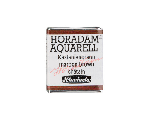 Horadam Aquarell watercolor paint - Schmincke - 651, Maroon Brown
