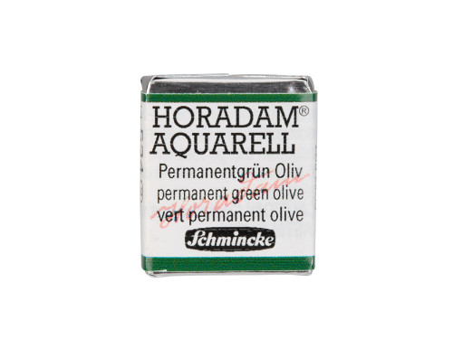 Farba akwarelowa Horadam Aquarell - Schmincke - 534, Permanent Green Olive
