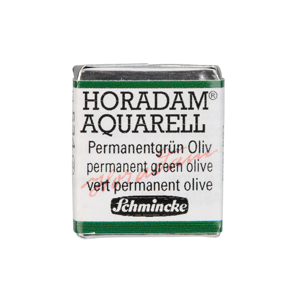 Farba akwarelowa Horadam Aquarell - Schmincke - 534, Permanent Green Olive