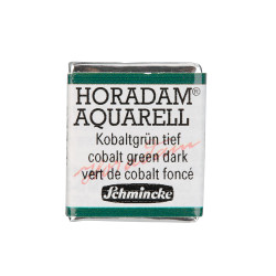 Horadam Aquarell watercolor paint - Schmincke - 533, Cobalt Green Dark