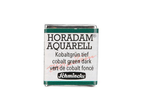 Horadam Aquarell watercolor paint - Schmincke - 533, Cobalt Green Dark