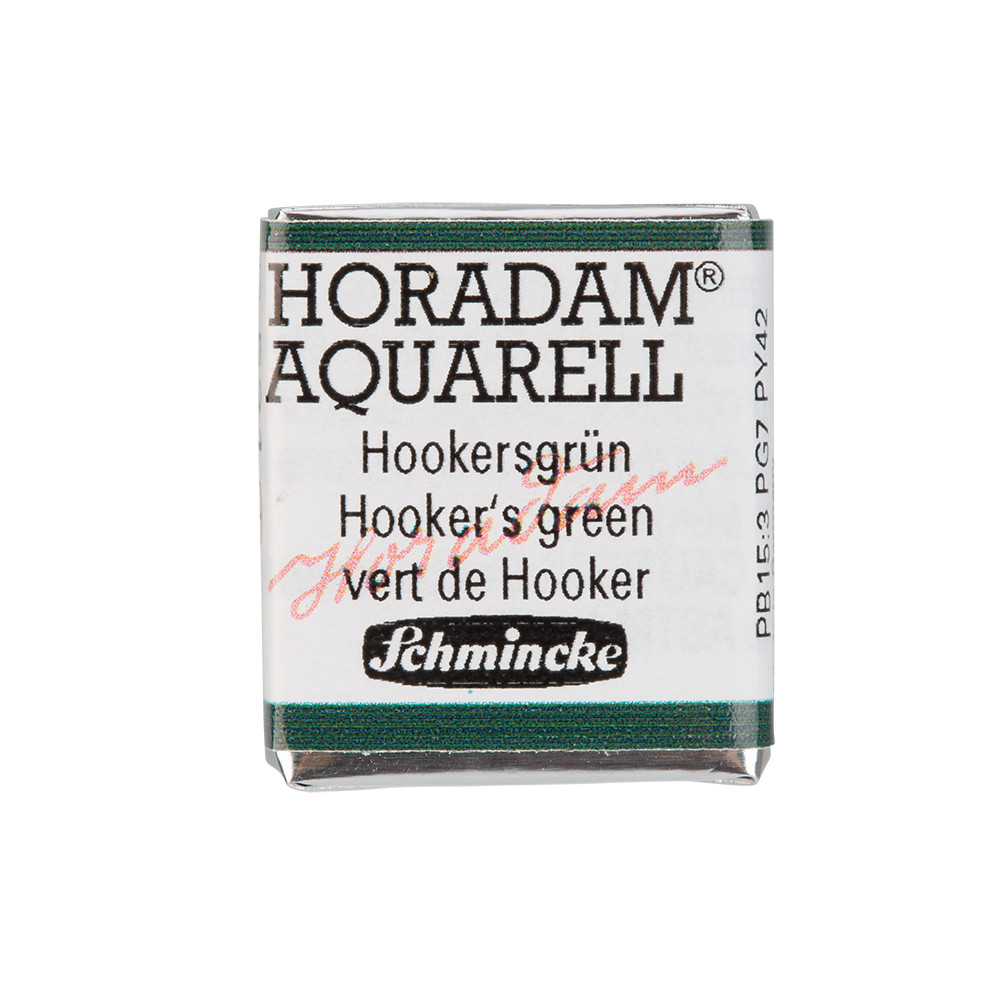 Horadam Aquarell watercolor paint - Schmincke - 521, Hooker's Green