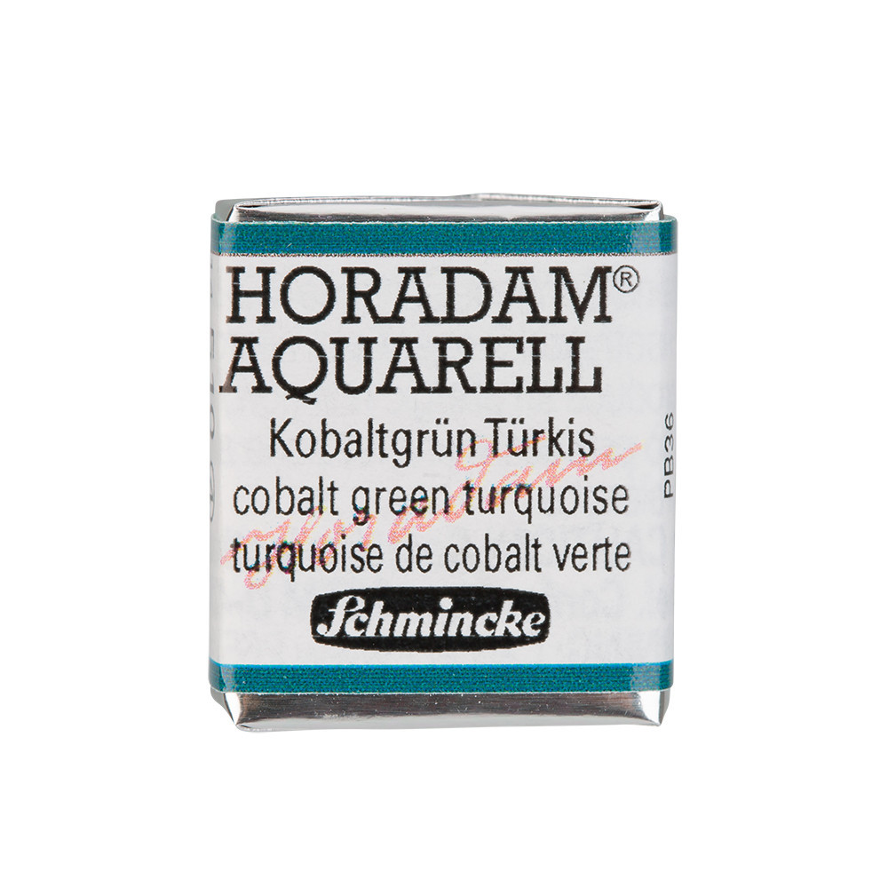 Horadam Aquarell watercolor paint - Schmincke - 510, Cobalt Green Turquoise