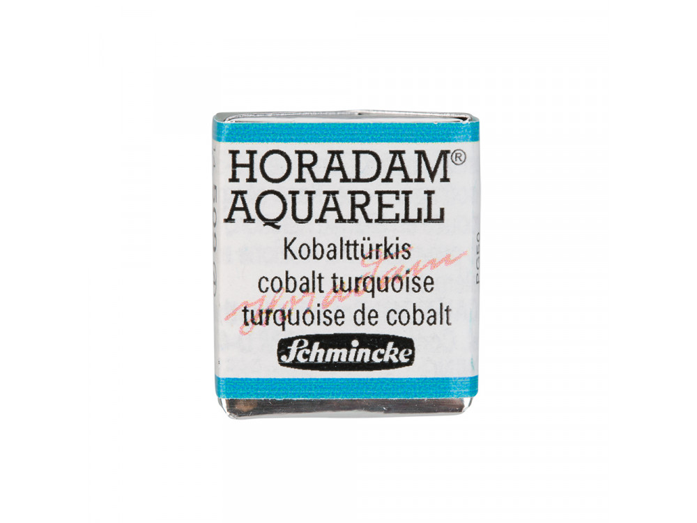 Horadam Aquarell watercolor paint - Schmincke - 509, Cobalt Turquoise