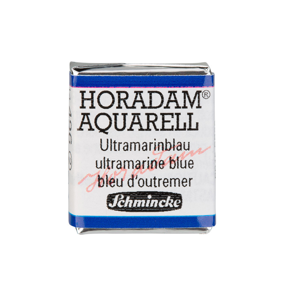 Horadam Aquarell watercolor paint - Schmincke - 496, Ultramarine Blue