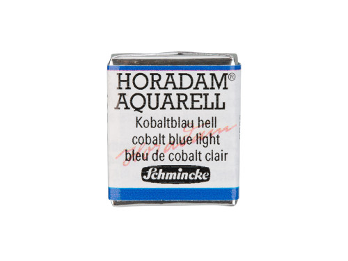 Horadam Aquarell watercolor paint - Schmincke - 487, Cobalt Blue Light