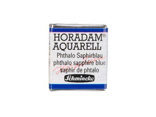 Horadam Aquarell watercolor paint - Schmincke - 477, Phthalo Sapphire Blue