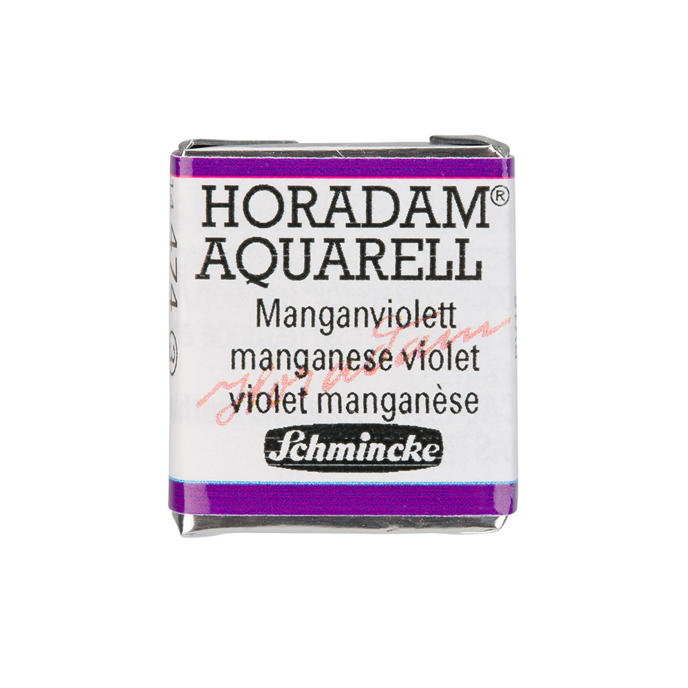Horadam Aquarell watercolor paint - Schmincke - 474, Manganese Violet
