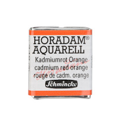 Horadam Aquarell watercolor paint - Schmincke - 348, Cadmium Red Orange