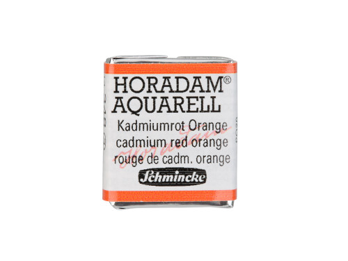 Horadam Aquarell watercolor paint - Schmincke - 348, Cadmium Red Orange