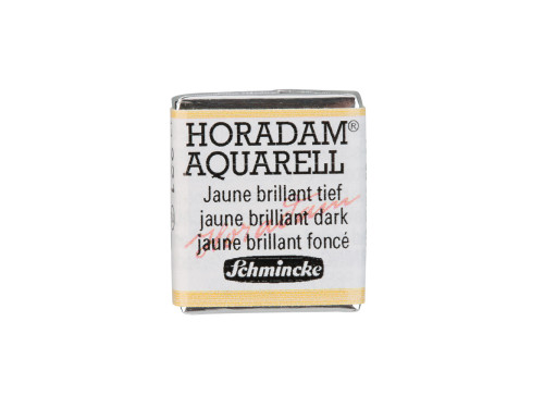Horadam Aquarell watercolor paint - Schmincke - 221, Jaune Brilliant Dark
