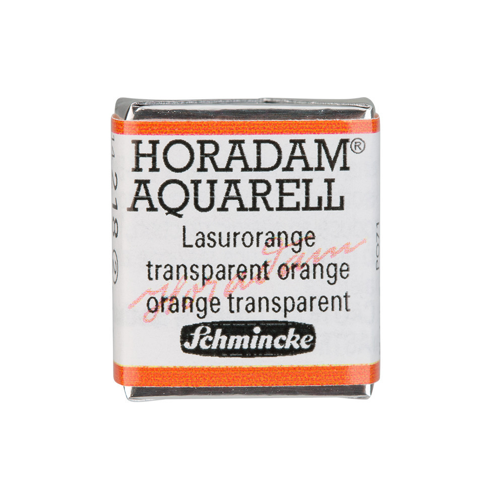 Horadam Aquarell watercolor paint - Schmincke - 218, Transparent Orange