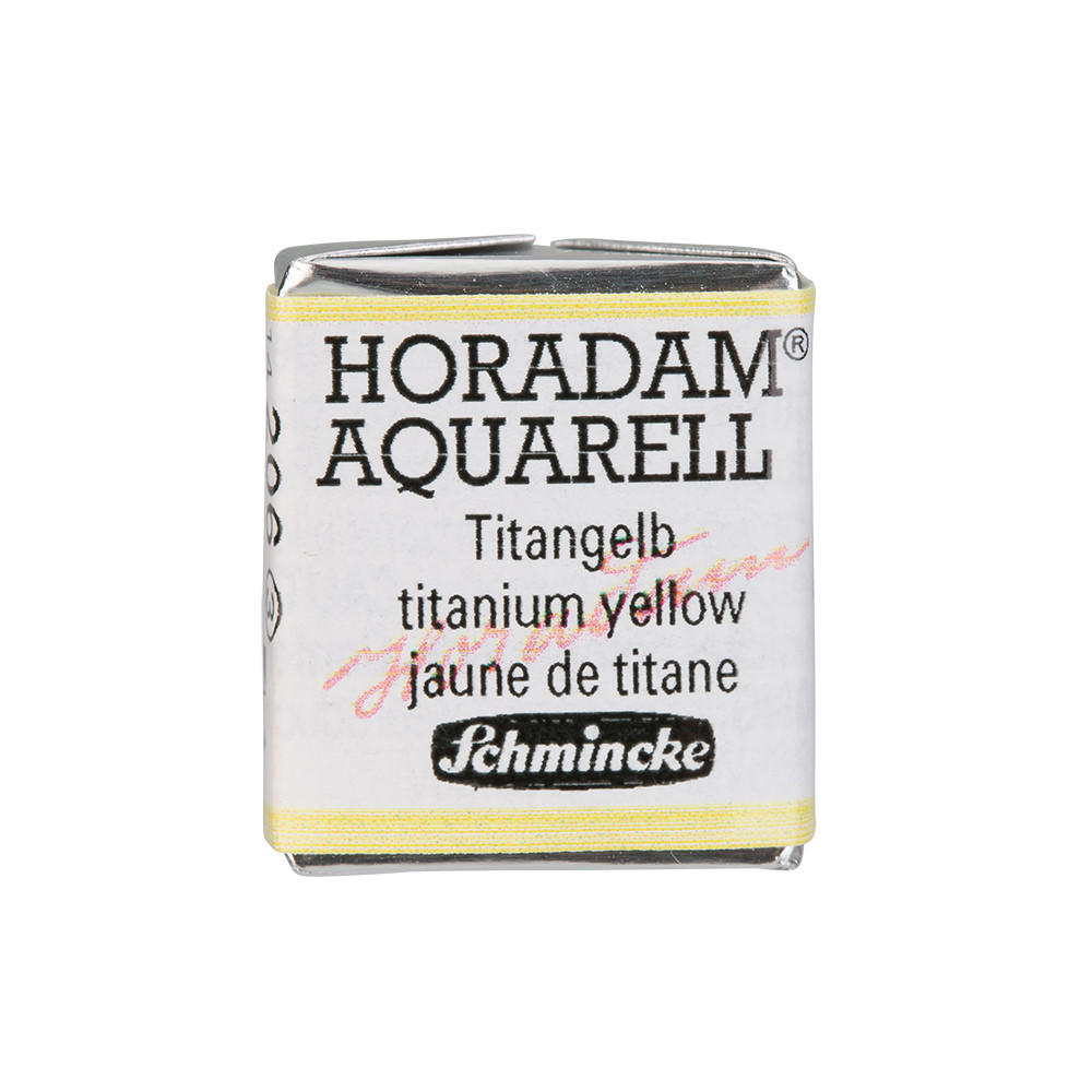 Horadam Aquarell watercolor paint - Schmincke - 206, Titanium Yellow