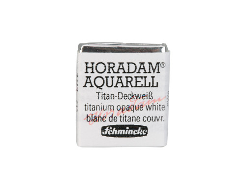 Farba akwarelowa Horadam Aquarell - Schmincke - 101, Titanium Opaque White