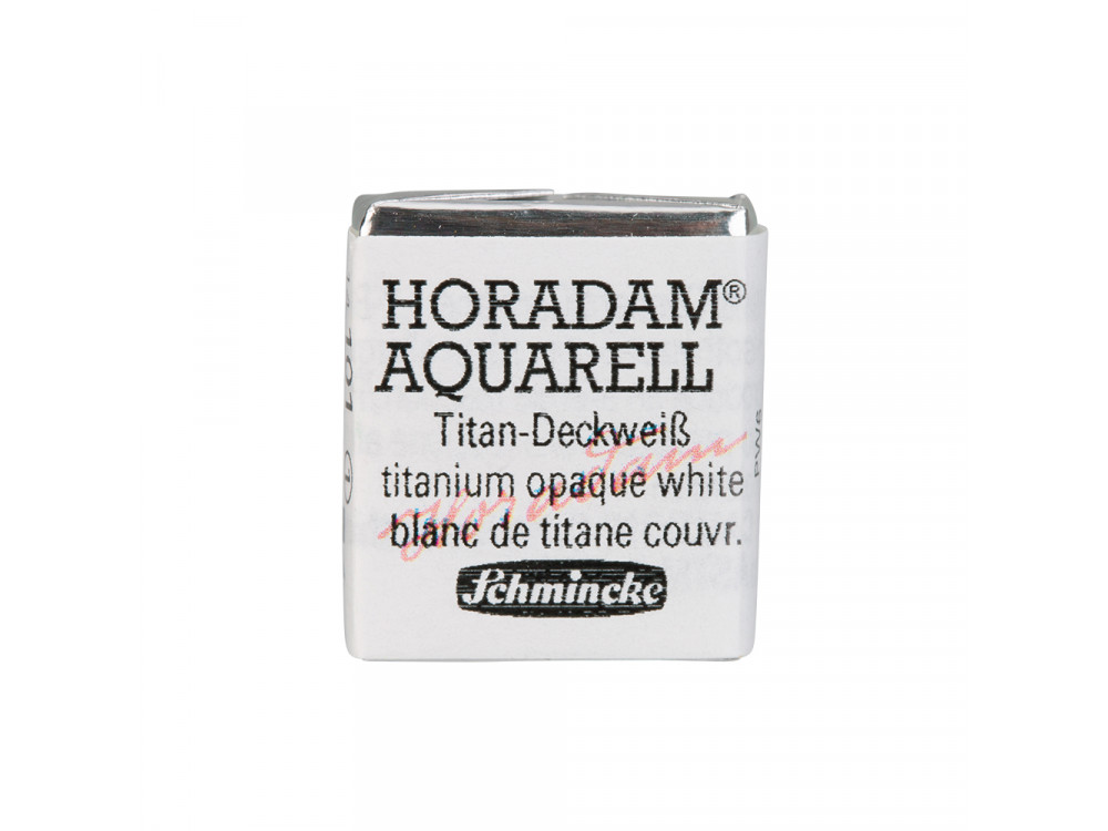 Farba akwarelowa Horadam Aquarell - Schmincke - 101, Titanium Opaque White