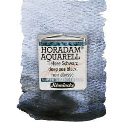 Horadam Aquarell watercolor paint - Schmincke - 955, Deep Sea Black