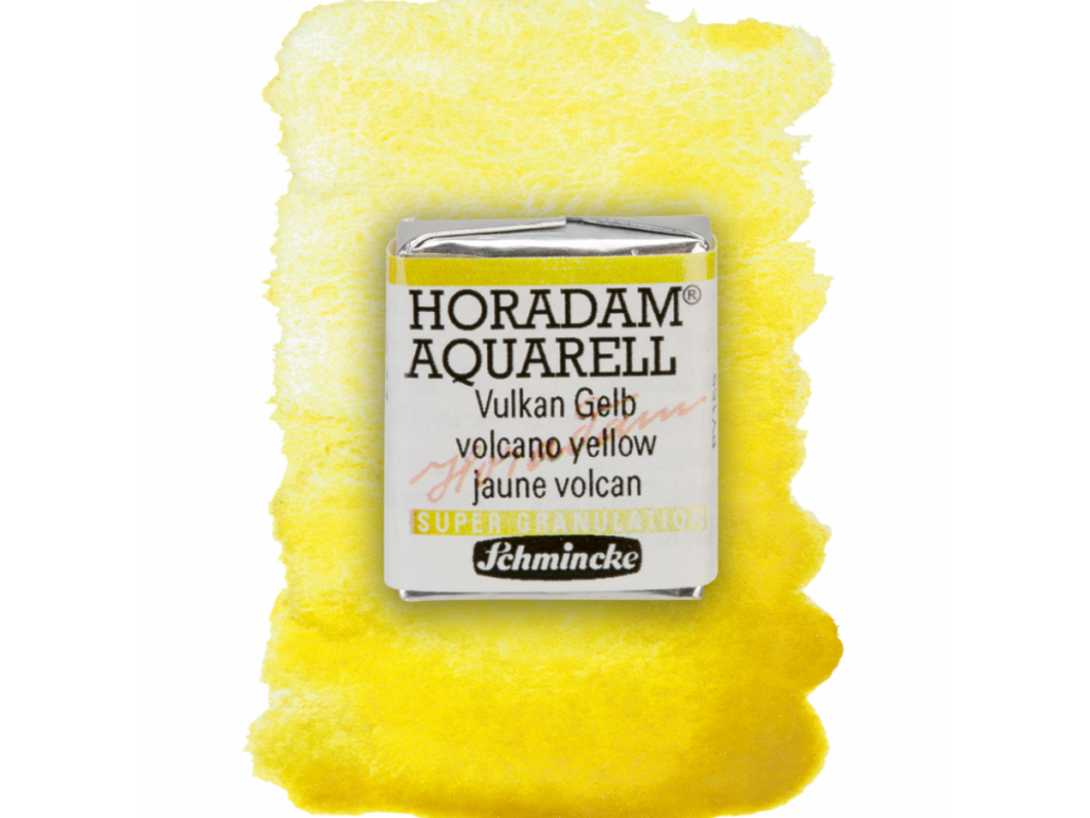 Horadam Aquarell watercolor paint - Schmincke - 911, Volcano Yellow