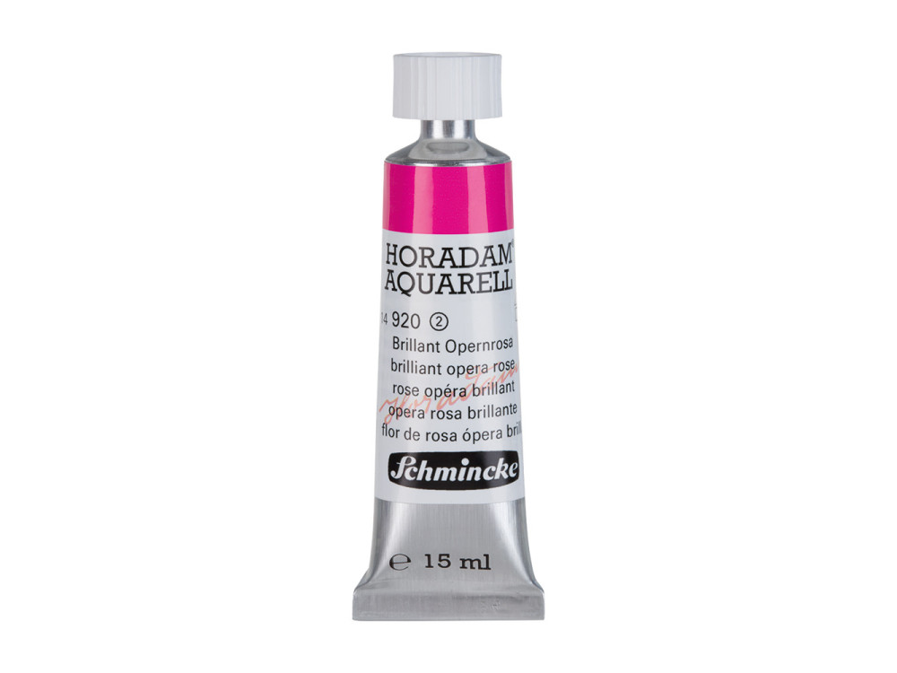 Farba akwarelowa Horadam Aquarell - Schmincke - 920, Brilliant Opera Rose, 15 ml