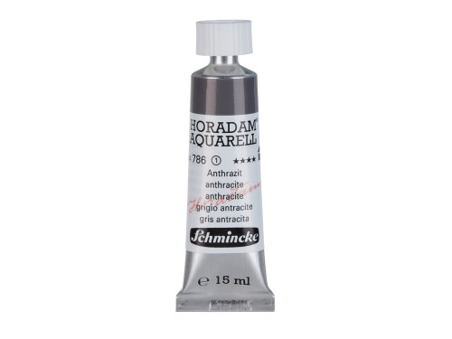 Farba akwarelowa Horadam Aquarell - Schmincke - 786, Anthracite, 15 ml