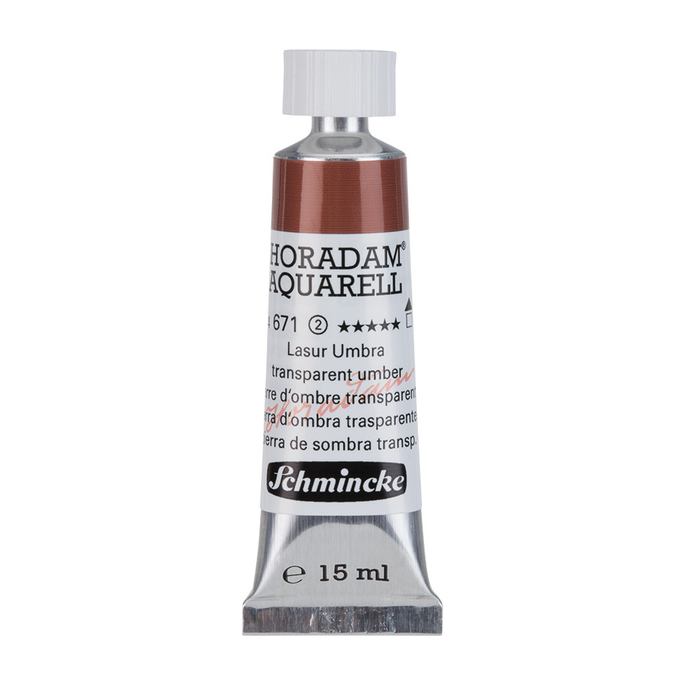 Farba akwarelowa Horadam Aquarell - Schmincke - 671, Transparent Umber, 15 ml