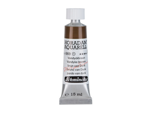 Farba akwarelowa Horadam Aquarell - Schmincke - 669, Vandyke Brown, 15 ml