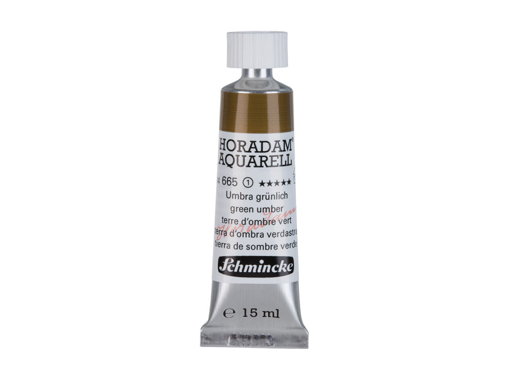 Horadam Aquarell watercolor paint - Schmincke - 665, Green Umber, 15 ml
