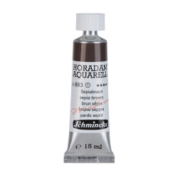 Horadam Aquarell watercolor paint - Schmincke - 663, Sepia Brown, 15 ml