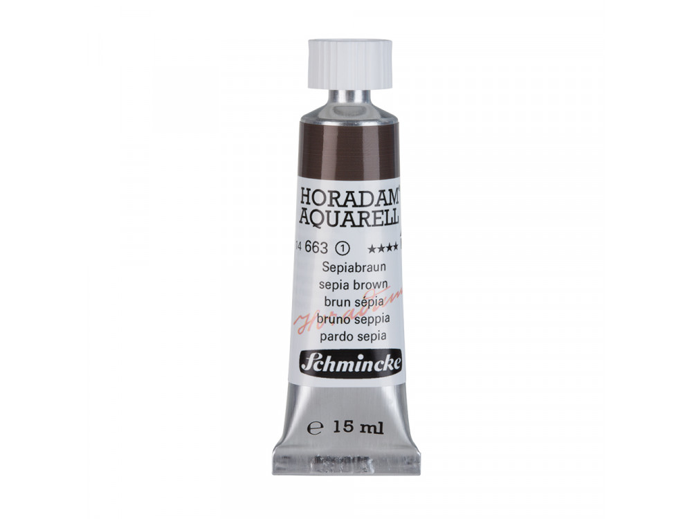 Farba akwarelowa Horadam Aquarell - Schmincke - 663, Sepia Brown, 15 ml