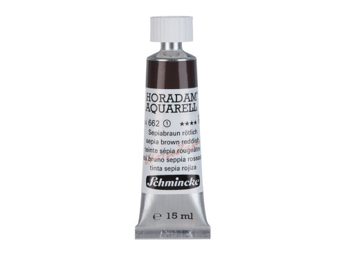 Farba akwarelowa Horadam Aquarell - Schmincke - 662, Sepia Brown Reddish, 15 ml
