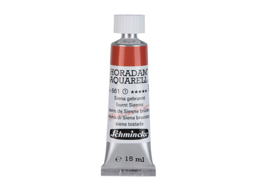 Horadam Aquarell watercolor paint - Schmincke - 661, Burnt Sienna, 15 ml