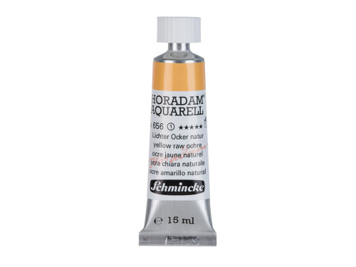 Horadam Aquarell watercolor paint - Schmincke - 656, Yellow Raw Ochre, 15 ml