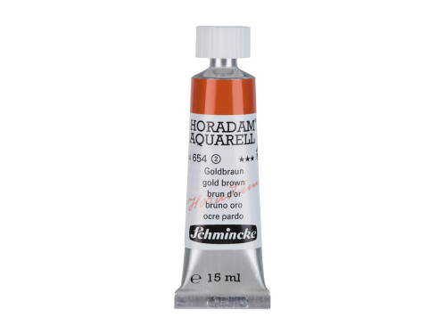 Farba akwarelowa Horadam Aquarell - Schmincke - 654, Gold Brown, 15 ml