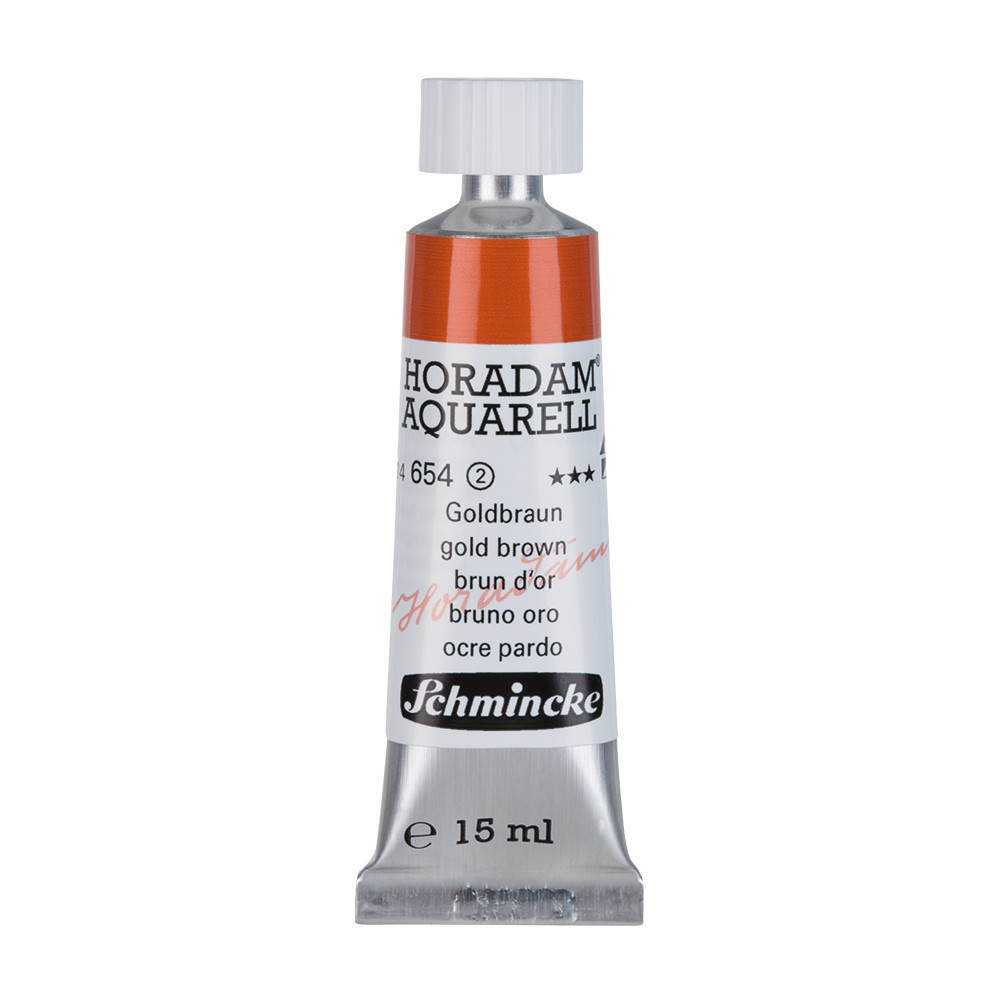 Farba akwarelowa Horadam Aquarell - Schmincke - 654, Gold Brown, 15 ml