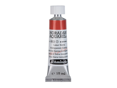 Farba akwarelowa Horadam Aquarell - Schmincke - 653, Transparent Sienna, 15 ml