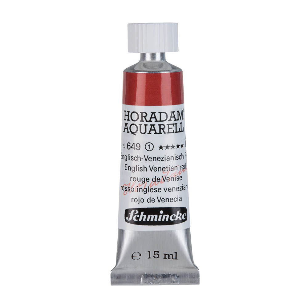 Horadam Aquarell watercolor paint - Schmincke - 649, English Venetian Red, 15 ml