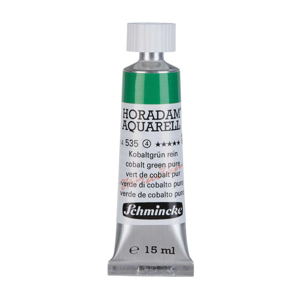 Farba akwarelowa Horadam Aquarell - Schmincke - 535, Cobalt Green Pure, 15 ml