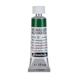 Horadam Aquarell watercolor paint - Schmincke - 534, Permanent Green Olive, 15 ml