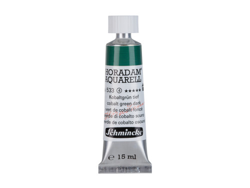 Horadam Aquarell watercolor paint - Schmincke - 533, Cobalt Green Dark, 15 ml