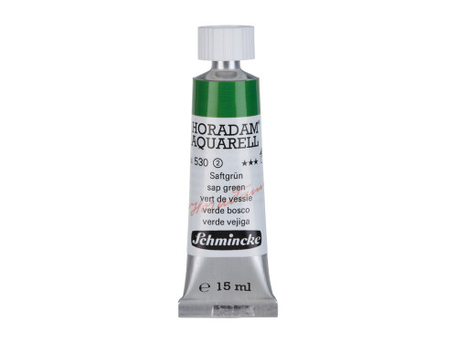 Farba akwarelowa Horadam Aquarell - Schmincke - 530, Sap Green, 15 ml