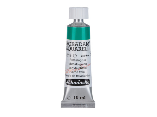 Horadam Aquarell watercolor paint - Schmincke - 519, Phthalo Green, 15 ml