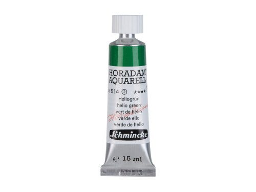 Farba akwarelowa Horadam Aquarell - Schmincke - 514, Helio Green, 15 ml