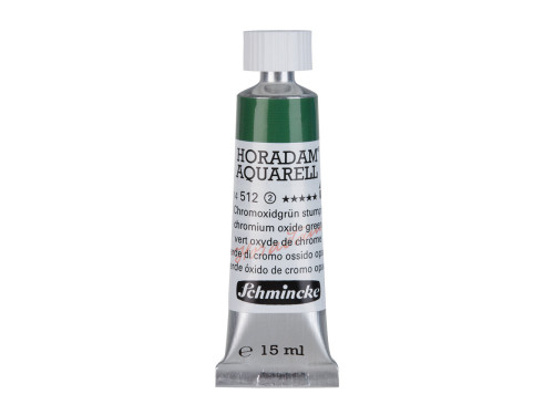 Farba akwarelowa Horadam Aquarell - Schmincke - 512, Chromium Oxide Green, 15 ml