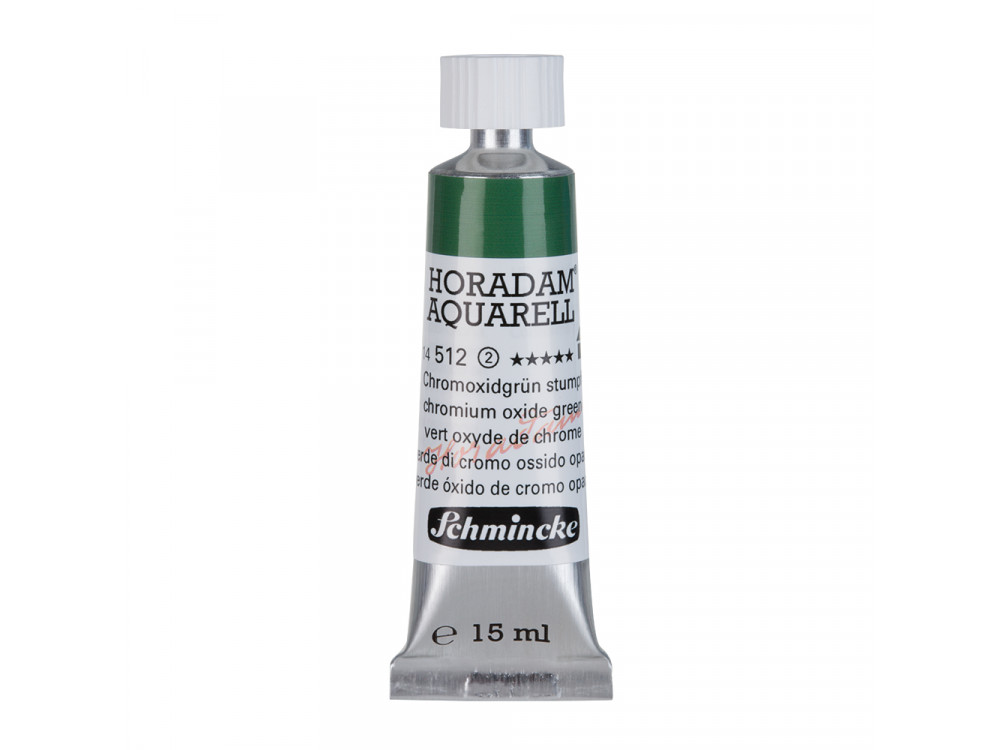 Farba akwarelowa Horadam Aquarell - Schmincke - 512, Chromium Oxide Green, 15 ml