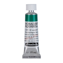 Farba akwarelowa Horadam Aquarell - Schmincke - 511, Chromium Oxide Green Brilliant, 15 ml