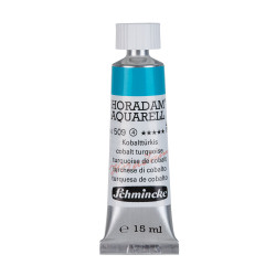 Horadam Aquarell watercolor paint - Schmincke - 509, Cobalt Turquoise, 15 ml