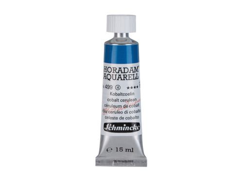 Horadam Aquarell watercolor paint - Schmincke - 499, Cobalt Cerulean, 15 ml