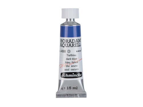 Horadam Aquarell watercolor paint - Schmincke - 498, Dark Blue, 15 ml